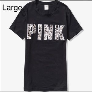 Pink bling tee